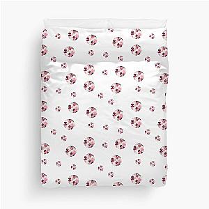 Vintage Pink Jellybean Dots Sticker Pack Duvet Cover