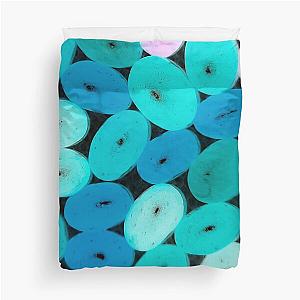 Jellybean Pattern- Blues Duvet Cover