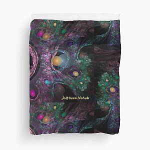 Jellybean Nebula Fractal Duvet Cover