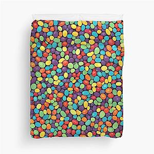 Abstract Colorful Jellybean Pattern Duvet Cover