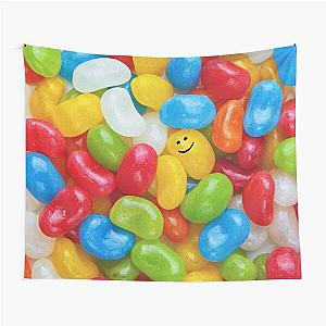 Jellybean Smiley Face  Tapestry