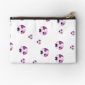 Pink Jellybean Dots Sticker Pack Zipper Pouch