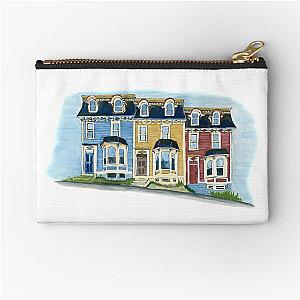 Jellybean Row, Newfoundland Zipper Pouch