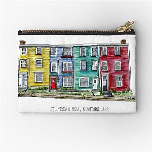 Jellybean Row II, Newfoundland Canada Zipper Pouch