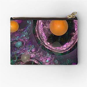 Jellybean Nebula Fractal Zipper Pouch