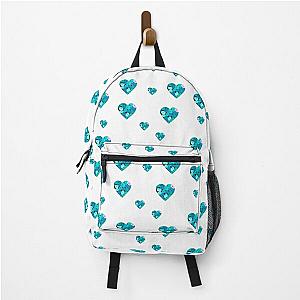 Blue Jellybean Hearts Sticker Pack Backpack