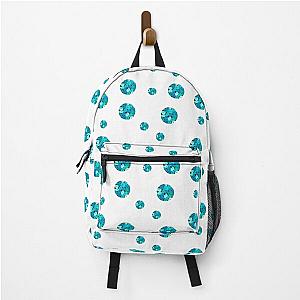 Blue Jellybean Dots Sticker Pack Backpack