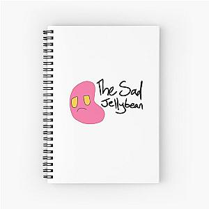 The sad Jellybean Spiral Notebook