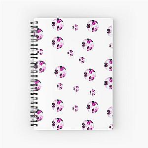 Pink Jellybean Dots Sticker Pack Spiral Notebook