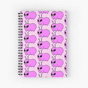 Jellybean Aliens: Pink Spiral Notebook