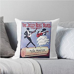 Jelly Roll Blues Throw Pillow RB2707