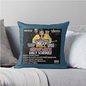 daily jelly roll   Throw Pillow RB2707