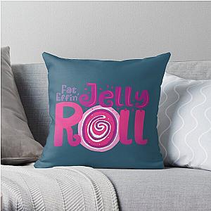 Fat Effin_s Jelly Roll Throw Pillow RB2707