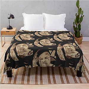 Jelly Roll Hand Drawn Portrait  Throw Blanket RB2707