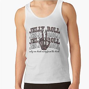 Only One Drink Away From The Devil - Jelly Roll Tank Top RB2707