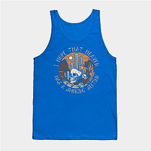 Jelly Roll Tank Tops - I Hope That Heaven Has A Smoking Section Skull Skeleton Tank Top TP2509