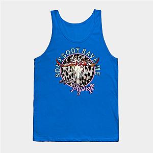 Jelly Roll Tank Tops - Somebody Save Me, Country Music, Retro Cowgirl Tees Tank Top TP2509