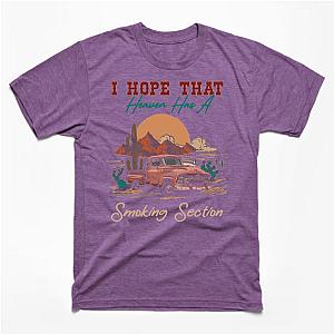 Jelly Roll T-Shirts - I Hope That Heaven Has A Smoking Section Car Desert T-Shirt TP2509