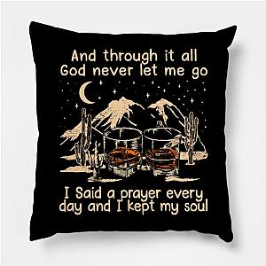 Jelly Roll Pillows - And Through It All God Never Let Me Go Poster TP2509