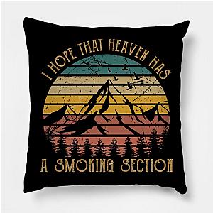 Jelly Roll Pillows - I Hope That Heaven Has A Smoking Section Mountains Poster TP2509