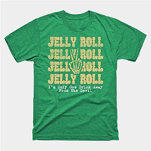 Jelly Roll T-Shirts - I'm Only One Drink Away From The Devil - Jelly Roll T-Shirt TP2509