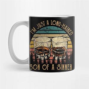 Jelly Roll Mugs - Retro I'm Just A Long Haired Son Of A Sinner Gifts Men Mug TP2509