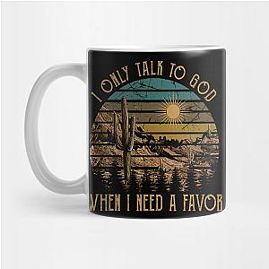 Jelly Roll Mugs - I only talk to God, when I need a favor Cowboy Cactus Outlaw Music Mug TP2509