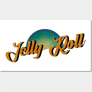 Jelly Roll Posters - vintage retro Jelly Roll Poster TP2509