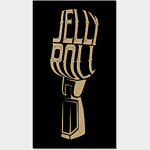 Jelly Roll Posters - Jelly Roll Rapper retro Vintage Poster TP2509