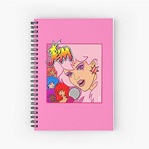 80S Jem and the Holograms Heads Spiral Notebook