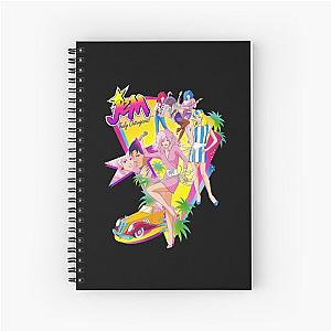 Jem and the holograms Fitted  Spiral Notebook