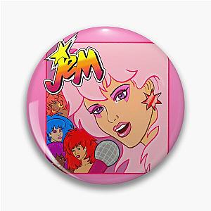 80S Jem and the Holograms Heads Pin