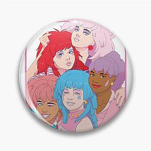 Rock N' Curl K-Jem and the Holograms Pin