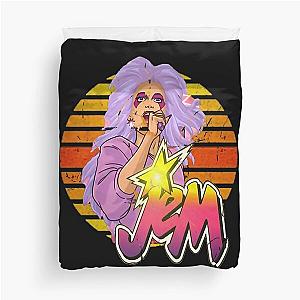 Retro Showtime Synergy Jem Duvet Cover