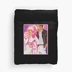 Jem And The Holograms Jem And Rio Sticker Duvet Cover