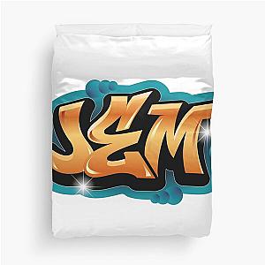 Jem name graffiti style Duvet Cover