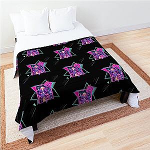 Retro Jem is Truly Outrageous (Black) Comforter