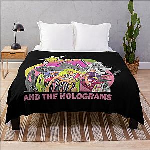 Jem Retro and the holograms  Throw Blanket