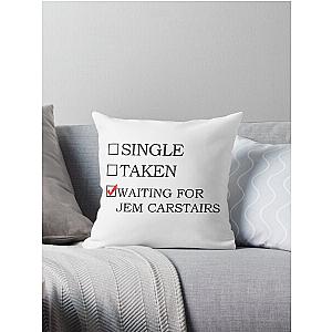 Waiting for Jem Carstairs Throw Pillow