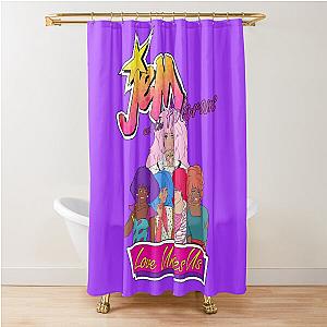 Love Unites Us - Jem and the Holograms Shower Curtain