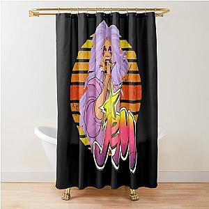 Retro Showtime Synergy Jem Shower Curtain