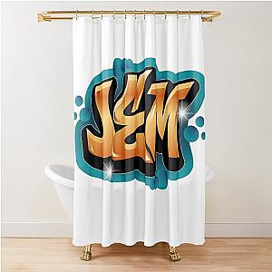 Jem name graffiti style Shower Curtain