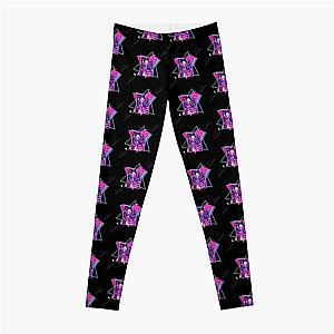 Retro Jem is Truly Outrageous (Black) Leggings