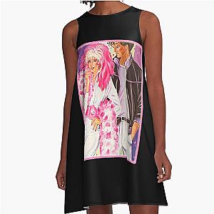 Jem And The Holograms Jem And Rio Sticker A-Line Dress