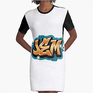 Jem name graffiti style Graphic T-Shirt Dress