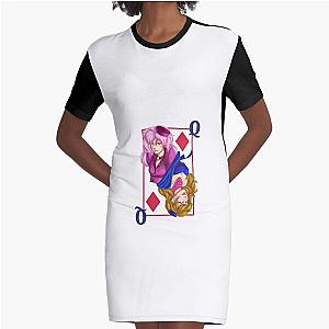 Jem, Pizzazz - Jemcon 2019 Badge Art Graphic T-Shirt Dress