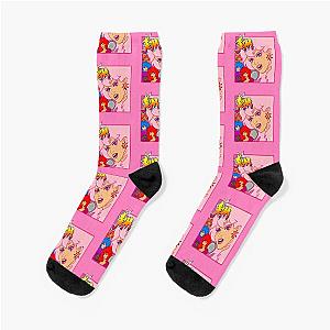 80S Jem and the Holograms Heads Socks