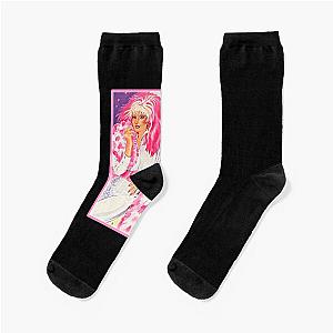 Jem And The Holograms Jem And Rio Sticker Socks