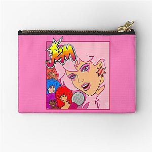 80S Jem and the Holograms Heads Zipper Pouch