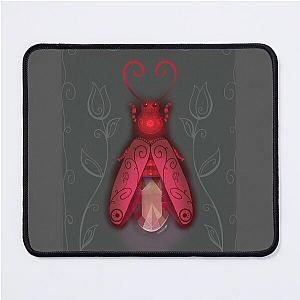 Red firefly with jem Mouse Pad